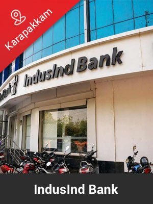 indusInd-bank, Karapakkam, Chennai